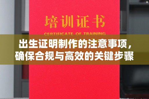 魏县出生证明制作的注意事项，确保合规与高效的关键步骤