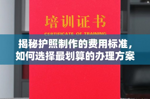 魏县揭秘护照制作的费用标准，如何选择最划算的办理方案？