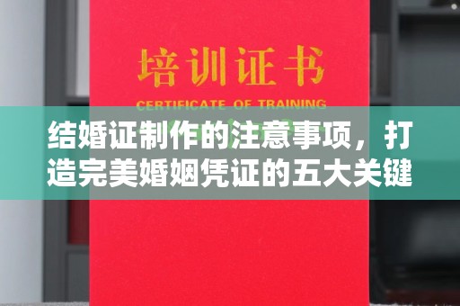 魏县结婚证制作的注意事项，打造完美婚姻凭证的五大关键点